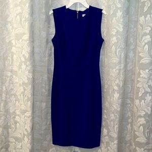 calvin klein, royal blue dress, size 2